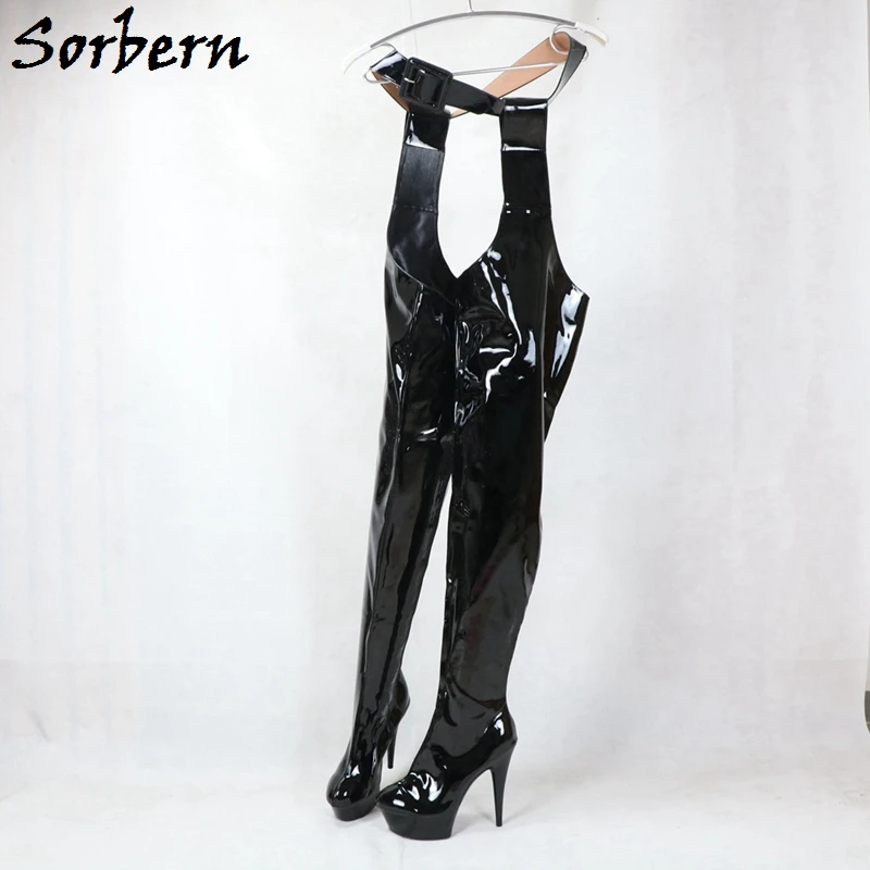 Женские Ботинки на каблуке 15 см с ремешком Размер 10 | Обувь