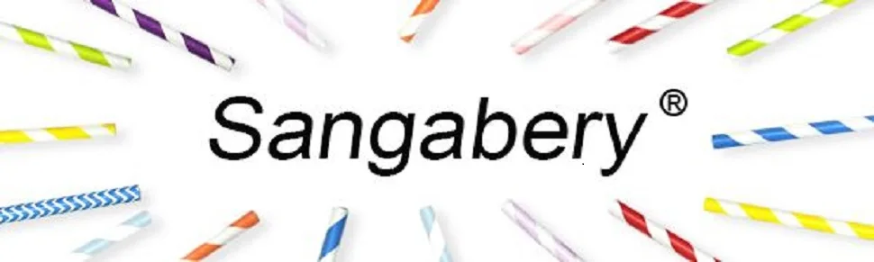 Бумажные соломинки-Sangabery 25 шт биоразлагаемые цветные полосатые бумажные соломинки для питья соков, гладкие, коктейли, рождественские, вечерние