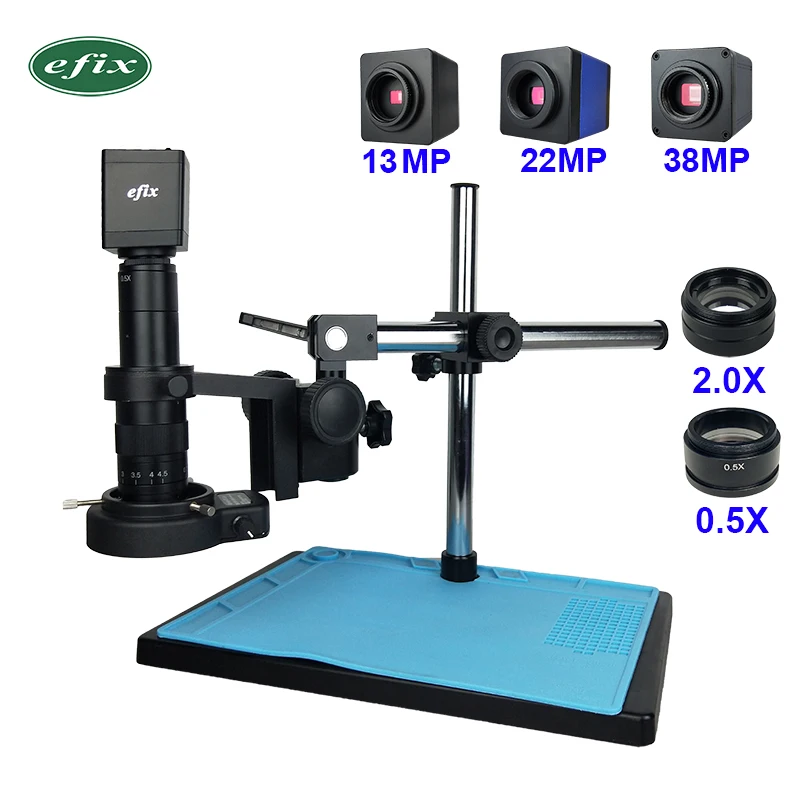 Цифровой промышленный монокулярный микроскоп HDMI USB VGA со светодиодной подсветкой