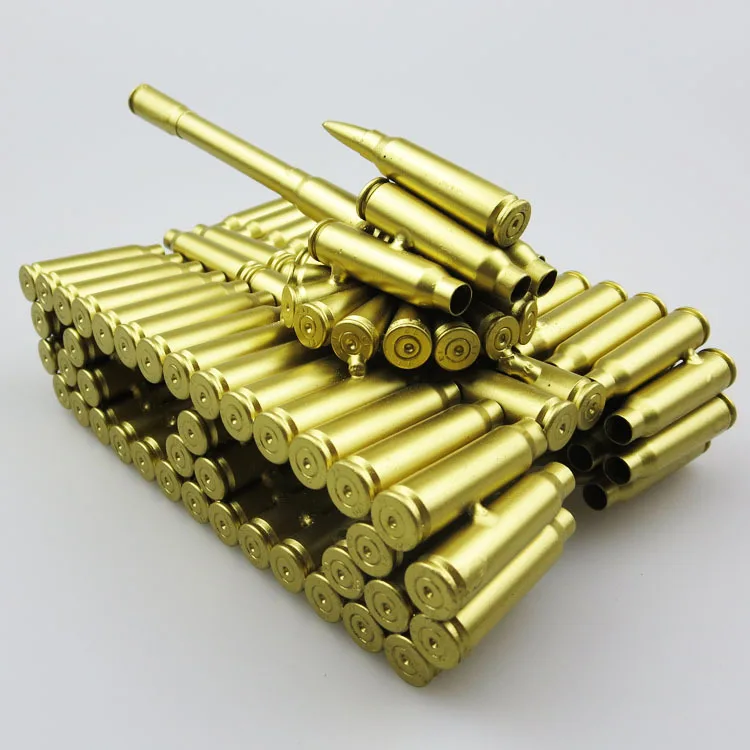 Золото Танк модель Bullett оболочки ремесла литья под давлением военный боевой танк