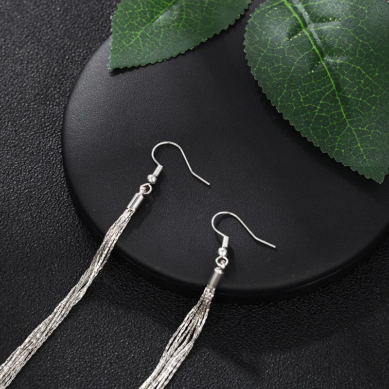 Женские длинные серьги с кисточками в южнокорейском стиле распродажа 2020 |