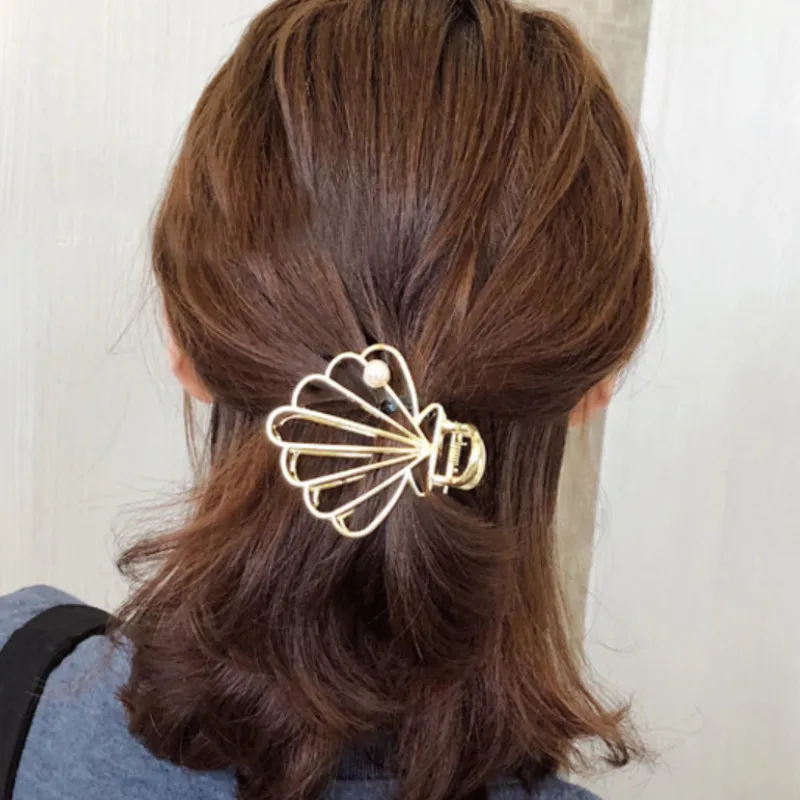 1 шт. Винтажные заколки для волос металлические золотые модные аксессуары женщин
