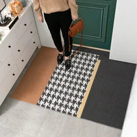 ins style home mats carpet anti slip pvc hallway entrance door mat indoor outdoor kitchen mat bath cuttable custom mat door mats