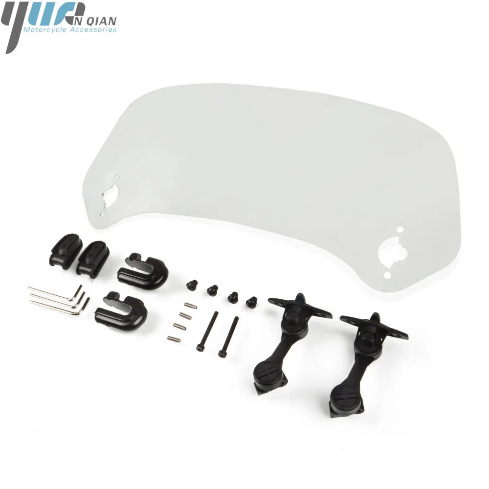 Мотоциклетный Регулируемый ветровой экран лобового стекла спойлер воздушный