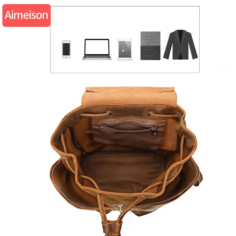 Crazy Horse Genuine Leather Travel Bag Men Vintage Duffel bag big Cow Carry On Luggage Weekend large shoulder | Багаж и сумки