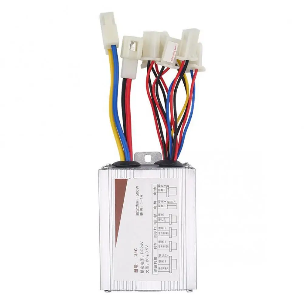 12V/24V/36V/48V 500W DC Электрический велосипед мотор Матовый контроллер коробка для