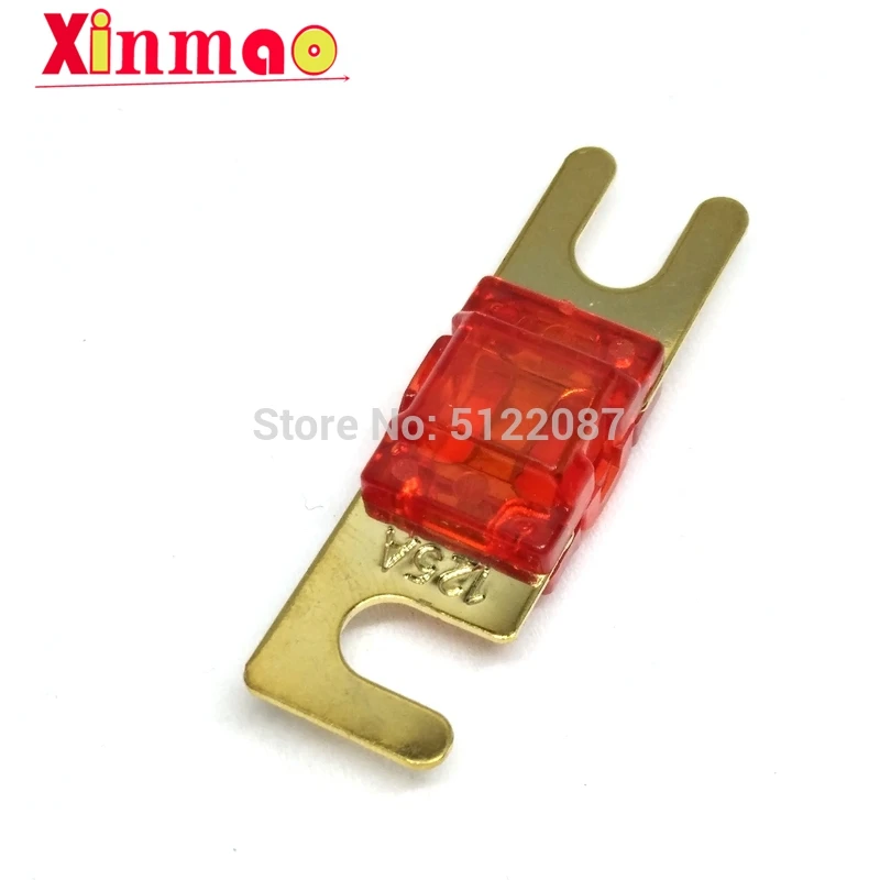 Позолоченный автомобильный предохранитель ANL мини для стереозвука AFS 20A 30A 40A 50A 60A