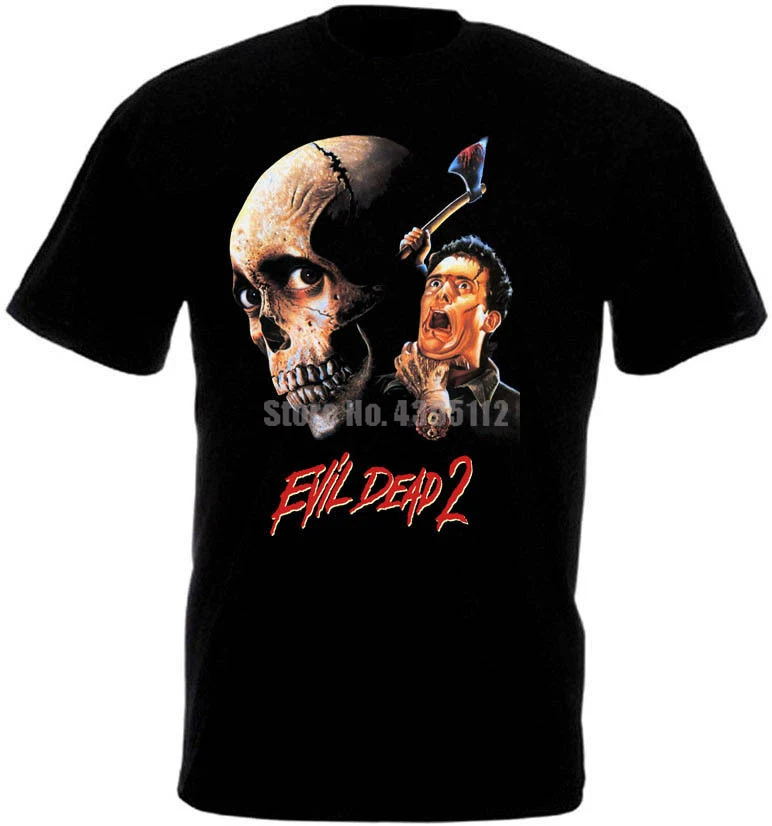 Злые мертвецы 2 фильм плакат Ужасы женщины смешная Футболка женская футболка с
