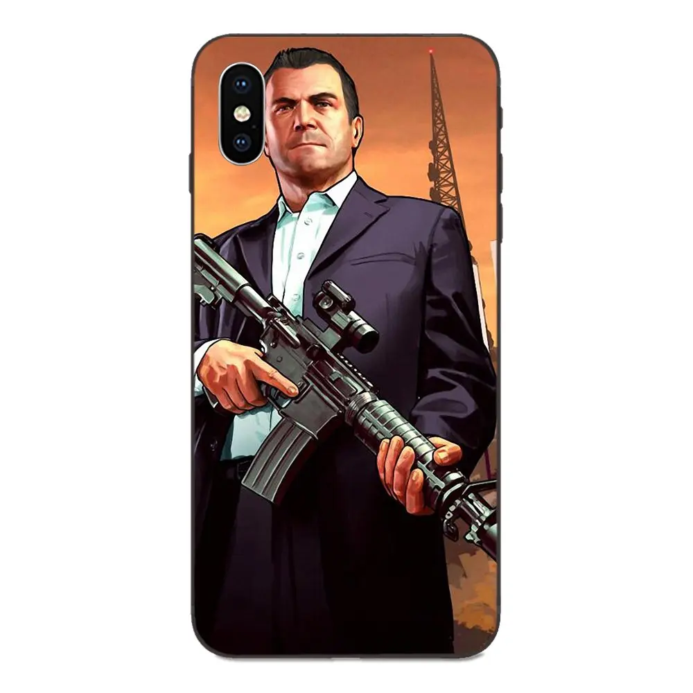 Soft Pattern Phone Retail Theft Auto Gta For Huawei nova 2 2S 3i 4 4e 5i Y3 Y5 II Y6 Y7 Y9 Lite Plus Prime Pro 2017 2018 2019 | Мобильные