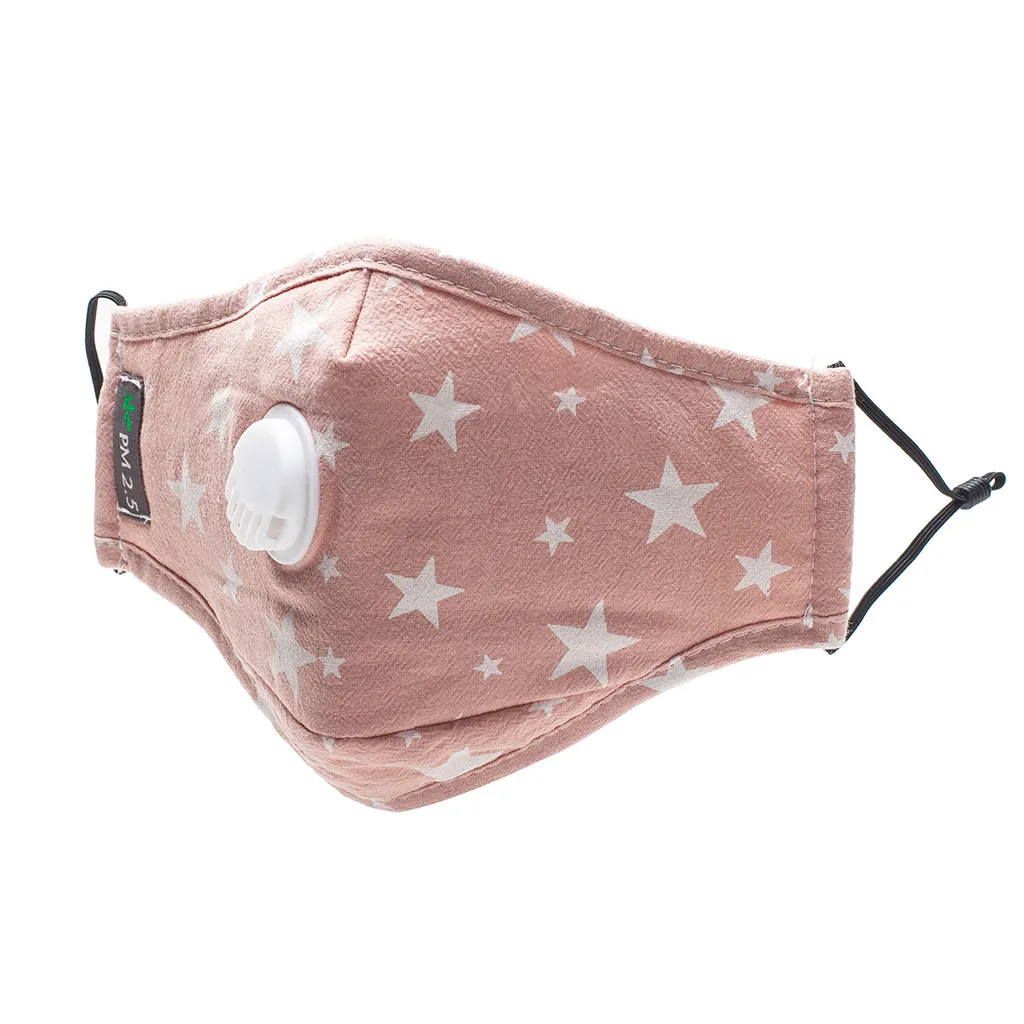 Маска PM2.5 для взрослых с фильтрацией воздуха мужчин и женщин хлопковая моющаяся