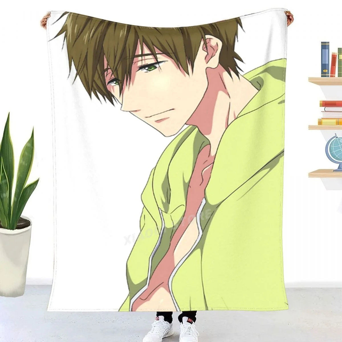 Tachibana Makoto 1 Throw Blanket Sherpa Bedding soft Blankets | Дом и сад