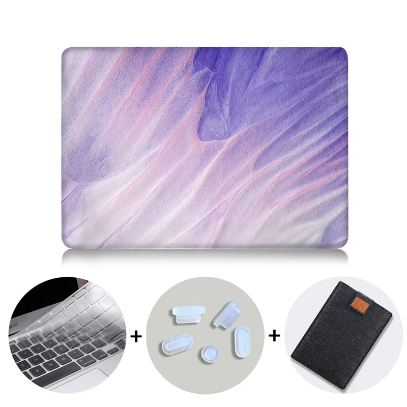 MB02 MTT Акварельная сумка для ноутбука, чехол для Macbook Air Pro retina 11 12 13 15 дюймов с сенсорной панелью, чехол для ноутбука+ чехол для клавиатуры - Цвет: MB02