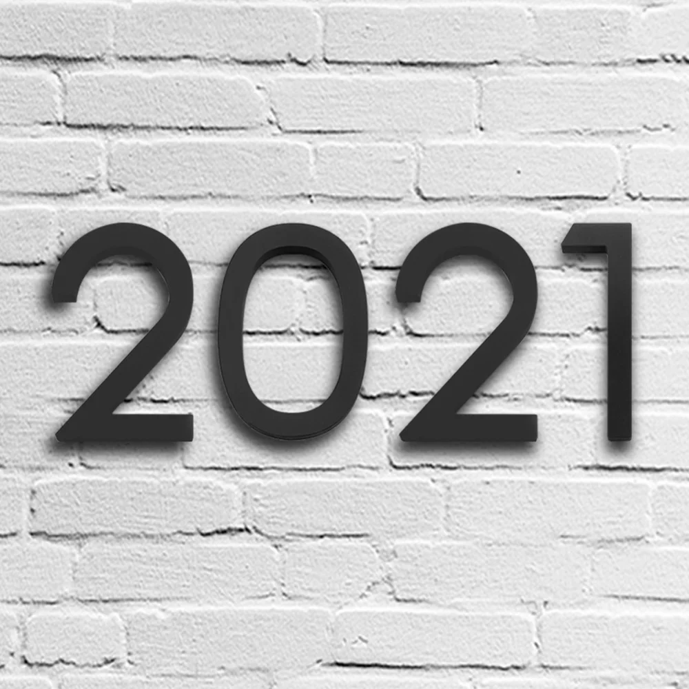 Номер плавающего дома из цинкового сплава современный домашний адрес с