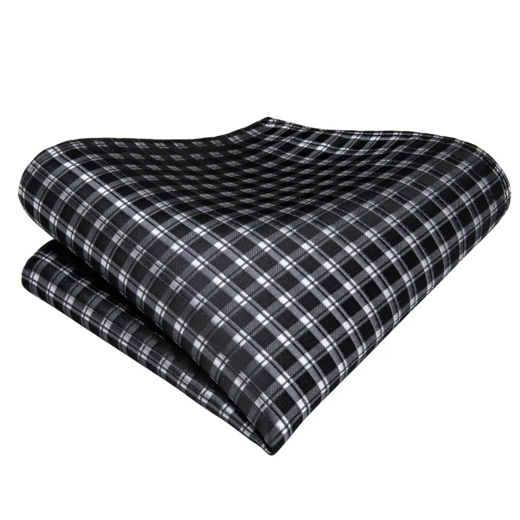 DiBanGu черный белый горошек бабочка шелк самостоятельно регулируемый галстук для