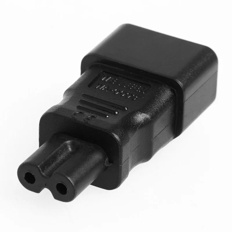 IEC 320 чайник 3 контактный C14 мужчина к C7 женский Мощность конвертер адаптер штекер