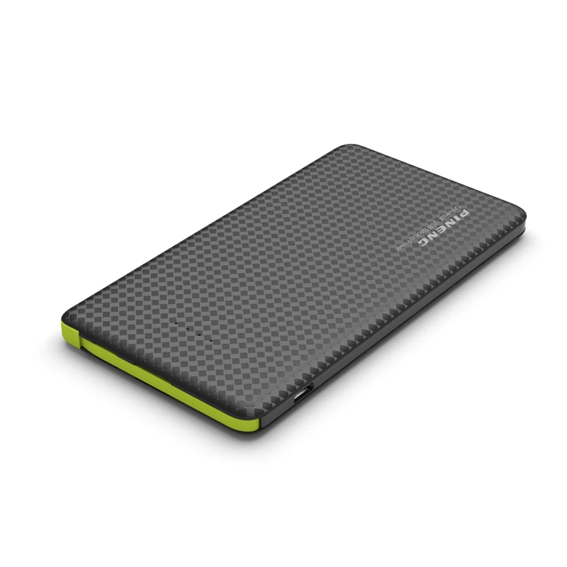 Оригинальный Pineng power Bank 10000mAh PN 952 951 внешний аккумулятор bank 5V 2.1A USB выход для IOS Android