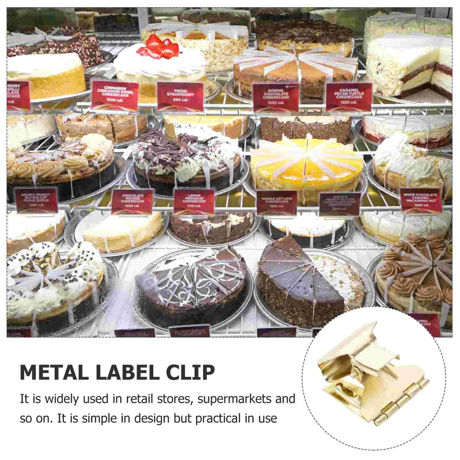 

5 шт., металлические держатели для этикеток