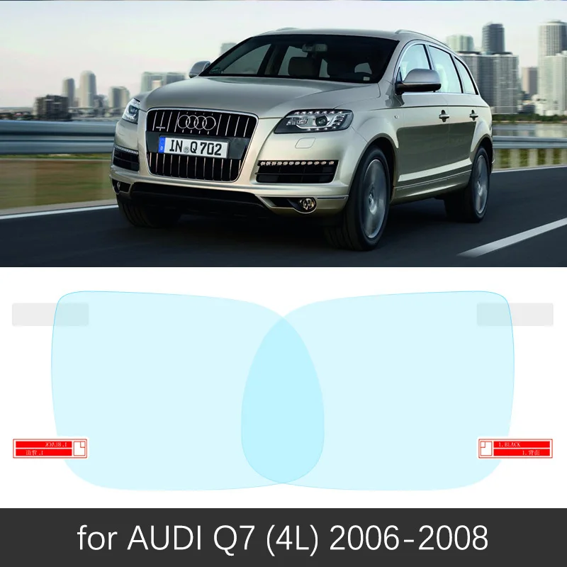 

2 шт. для Audi Q7 2006 ~ 2015 4L полное покрытие противотуманная пленка для зеркала заднего вида непромокаемая фольга прозрачные противотуманные пленки автомобильные аксессуары 2014