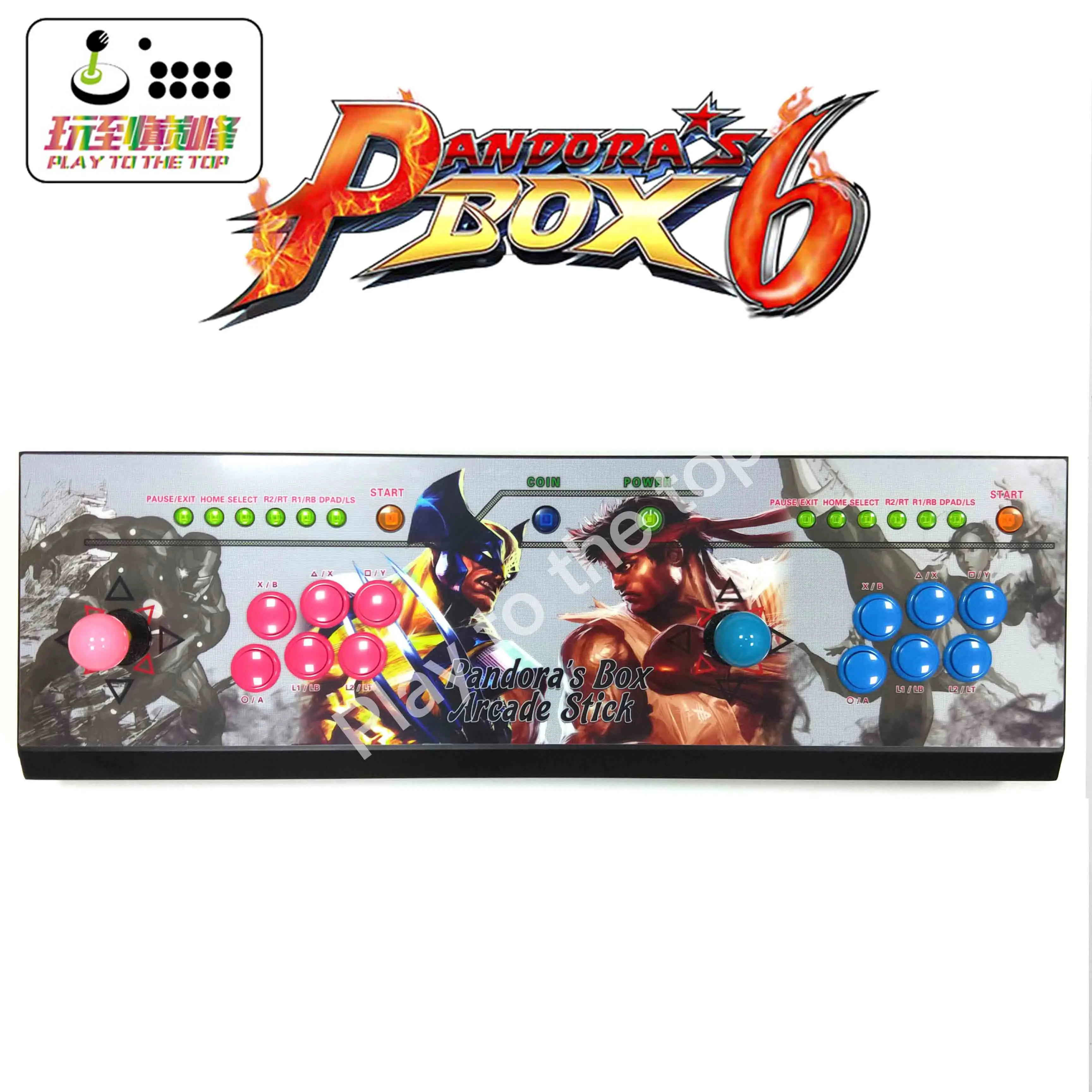 Игровая приставка Pandora Box 6 1300 в 1 2 игрока 16 ГБ/32 ГБ можно добавить игровой джойстик