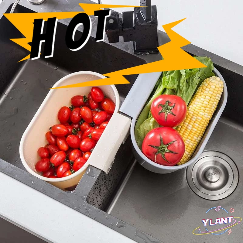 

Kitchen Tool1 1 Kitchen Self-Standing Drain Sink Leftovers Soup Juice Separated By Garbage Filter Sink Storage Basket Sink Rack