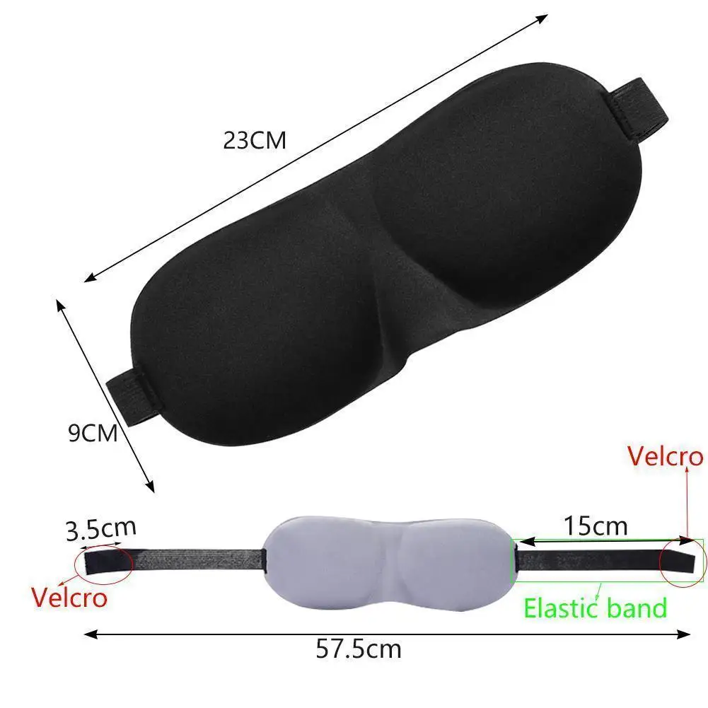 

Portable sleeping mask men and women travel wearable the lunch eye relax break body to small parts soft pads eye patch J2H5