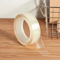 135m nano tracsless tape double sided tape transparent no trace reusable waterproof adhesive tape cleanable home gekkotape