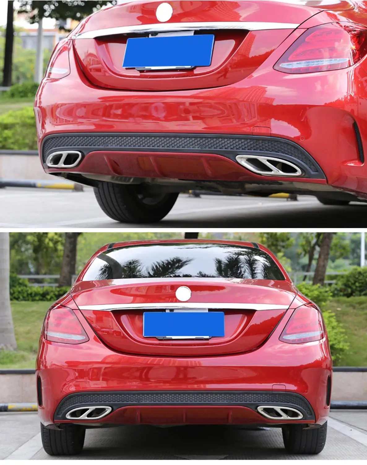 2 шт. часть автомобиля для Mercedes Benz GLC C E-Class C207 Coupe 2014-2017 W212 W213 W205 X253 C180 C200 глянцевая