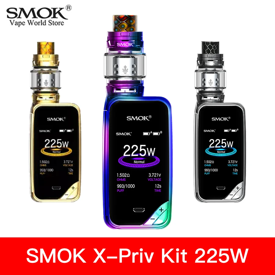 Электронная сигарета Smok X priv Kit вейп бокс мод TFV12 Prince Tank Coil Vaporizer PRIV Original VS MAG KIT
