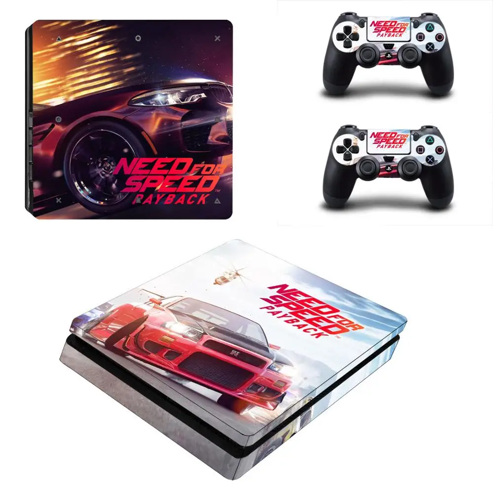 Потребность в Скорость PS4 тонкий Стикеры Play station 4 кожи наклейки для Игровые