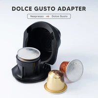 ppstainless steel capsule adapter for dolce gusto convert to nespresso reusable coffee machine accessories conversion holder
