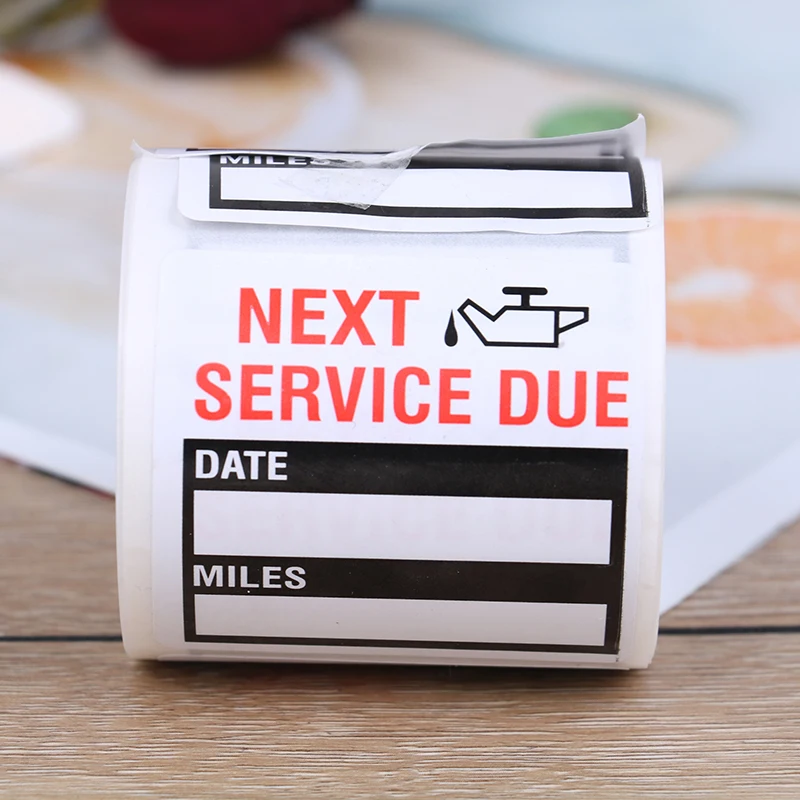 100 листов/рулон прозрачная наклейка для замены масла|Наклейки на автомобиль| |