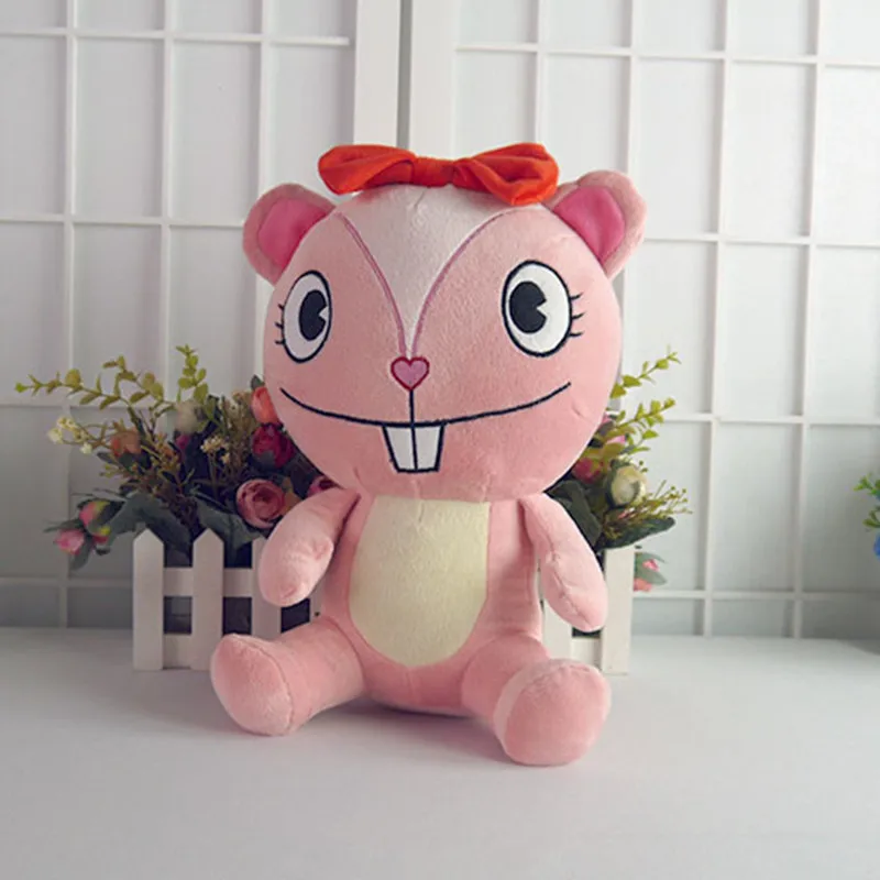 

Anime Happy Tree Friends Cosplay Plush Toys HTF Giggles Figure Doll Filling Soft Pillow Cartoon 32cm For Gift