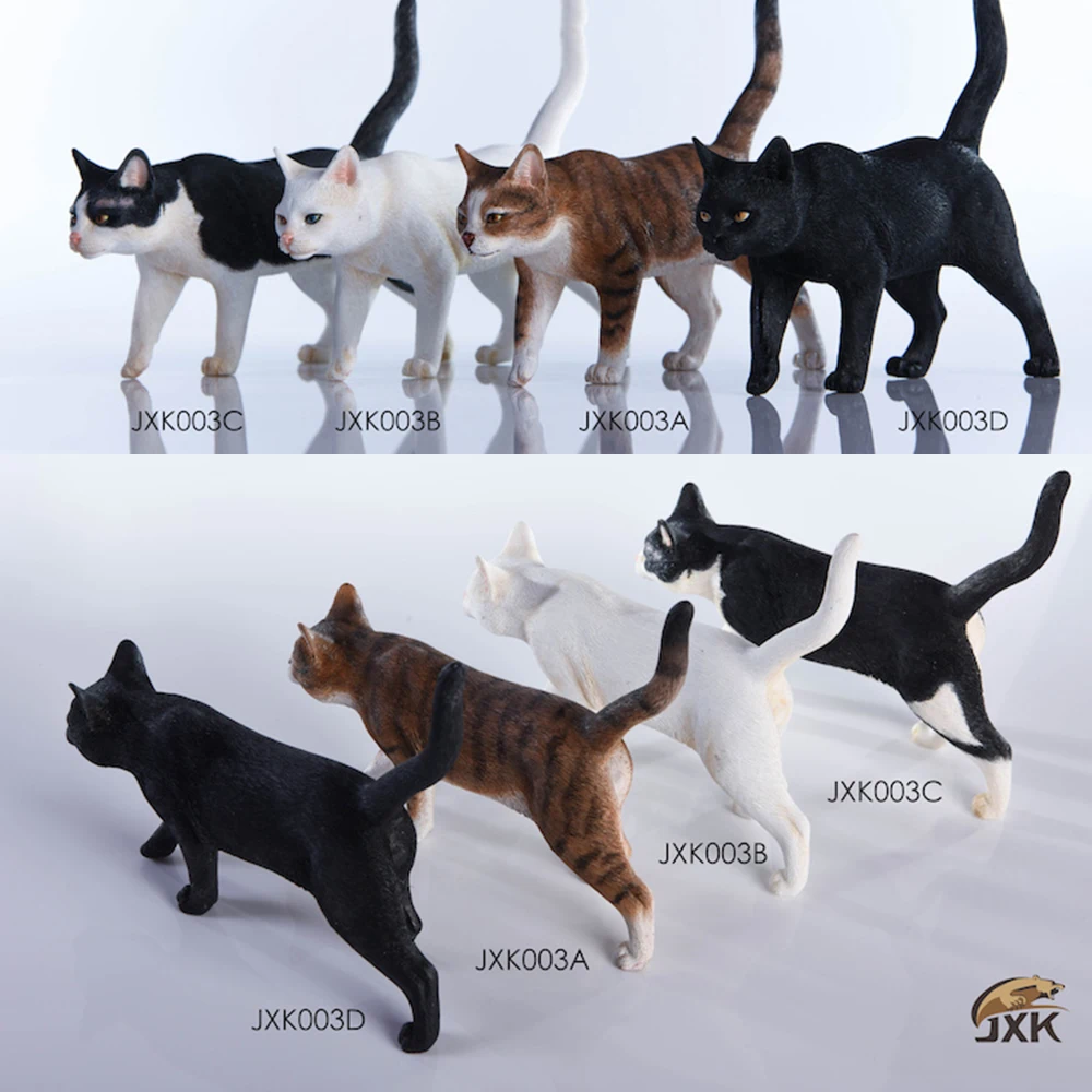 

1/6 Scale Figure Scene Accessories Resin Animal Model Cat Series Decoration Static Animal Model for 12" Action Figure Soldiers