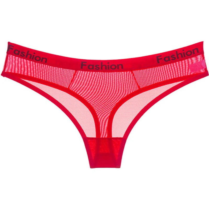 Женское нижнее белье сексуальные прозрачные кружевные брифы с рисунком в виде