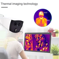 Thermal imaging camera IP Camera AI Human Body Temperature indicator Thermal Binocular Camera for Fever Detection with Alarm ima