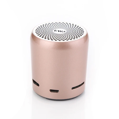 EWA A107S динамик s Портативный bluetooth Металл HIFI мини-динамик TWS беспроводной MP3 музыкальный плеер Сильный Звук SD карта воспроизведения динамик - Цвет: Золотой