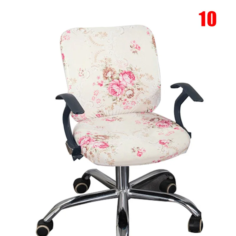 Высокое Качество Компьютерный Вращающийся Поворотный Чехол для стула съемный