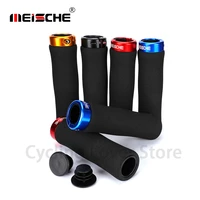 meische bicycle handlebar cover grips 1 pair anti slip bike grips lock bar soft sponge cycling handlebar ends