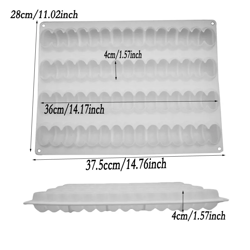 1 шт. силиконовых кейсов Infinity Форма пирожных Twinkie энергии рулон десерт Пан Формы