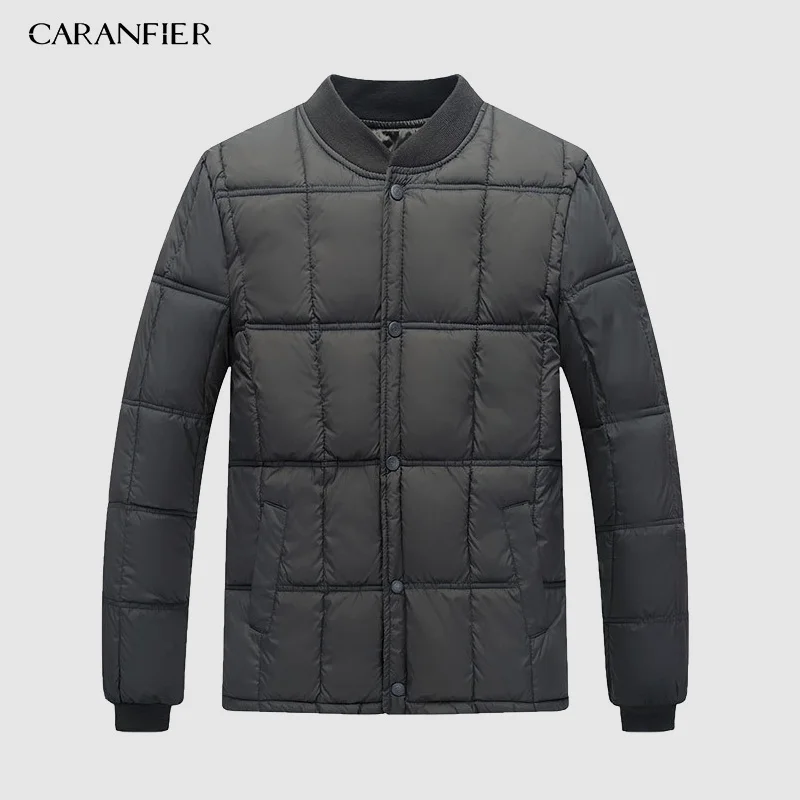 CARANFIER 3 шт. парки куртка с хлопковой подкладкой пальто зимние мужские