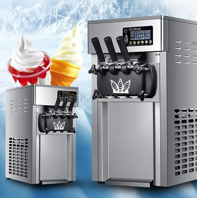 

Soft Serve Ice Cream Machine Small Desktop Ice Cream Maker Machine 110V 220V