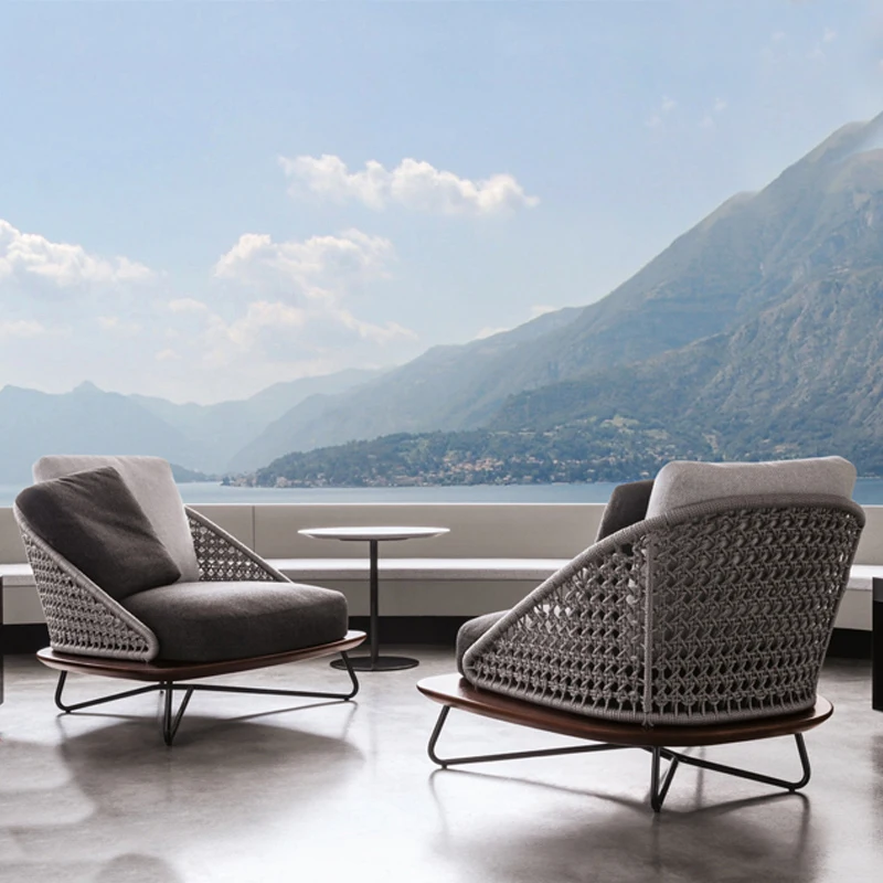 Новейший комплект уличной мебели из ротанга в европейском стиле|Наборы для