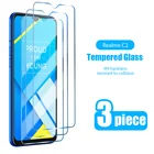 Защитное стекло для Realme 7, 6 Pro, C3, C11, 7i, C17, C15, C12, C2, Realme 7, 6, X2, X7, X Pro, XT, X2, X3, 3 шт.