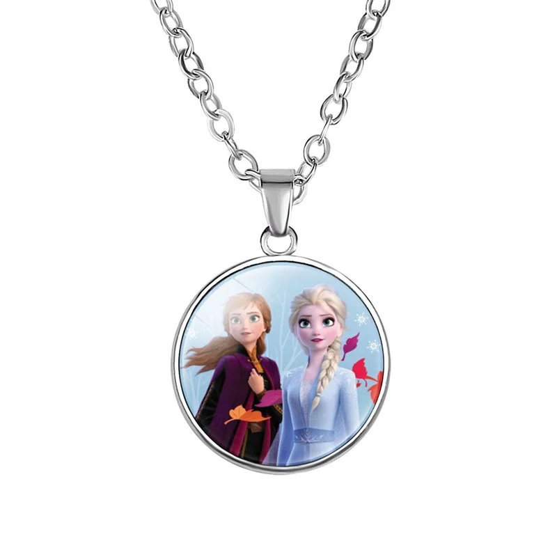 4 шт./лот Disney Frozen 2 подарок на день рождения Детские Кольца из сплава и стекла для