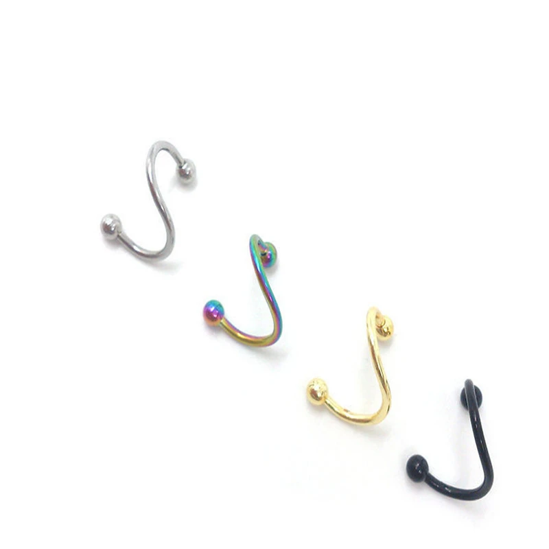 

2020 new product hot sale simple ear bone ring European and American personality stainless steel unisex special-shaped ear bone