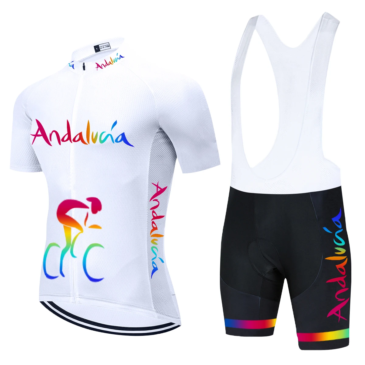 

2021 TEAM ANDALUCIA Men Summer Cycling Jersey 12D Gel Pad Bike Shorts Suit MTB Ropa Ciclismo Bicycling Maillot Culotte Clothing