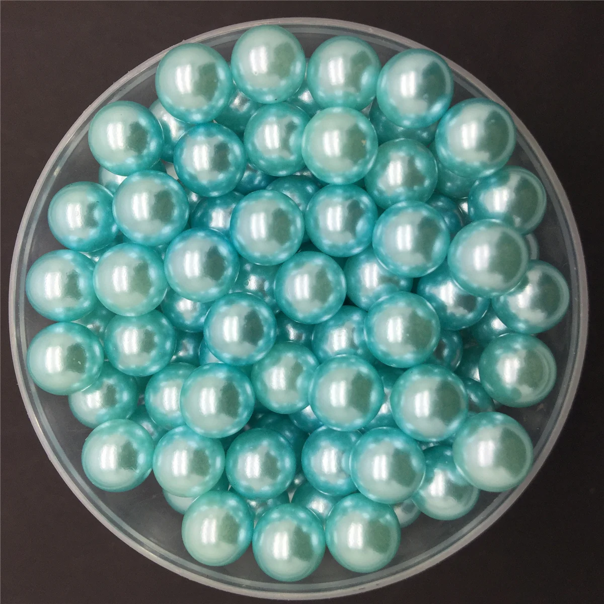 Sky Blue DIY 4 мм 6 мм 8 мм 10 мм акриловые без отверстия круглые жемчужные бусины для изготовления ювелирных изделий - Цвет: Sky Blue
