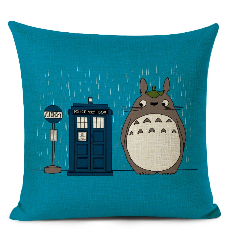 Мультяшный модный декоративный чехол для подушки МИЛЫЙ Тоторо наволочка
