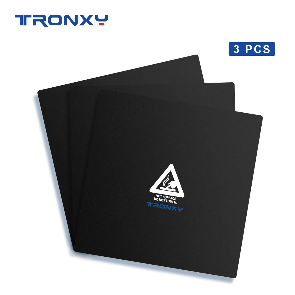 

3PCS Tronxy 3D Printer Parts Black Masking Tape heatbed sticker hotbed tape 500*500mm 3D Ducker Accessories