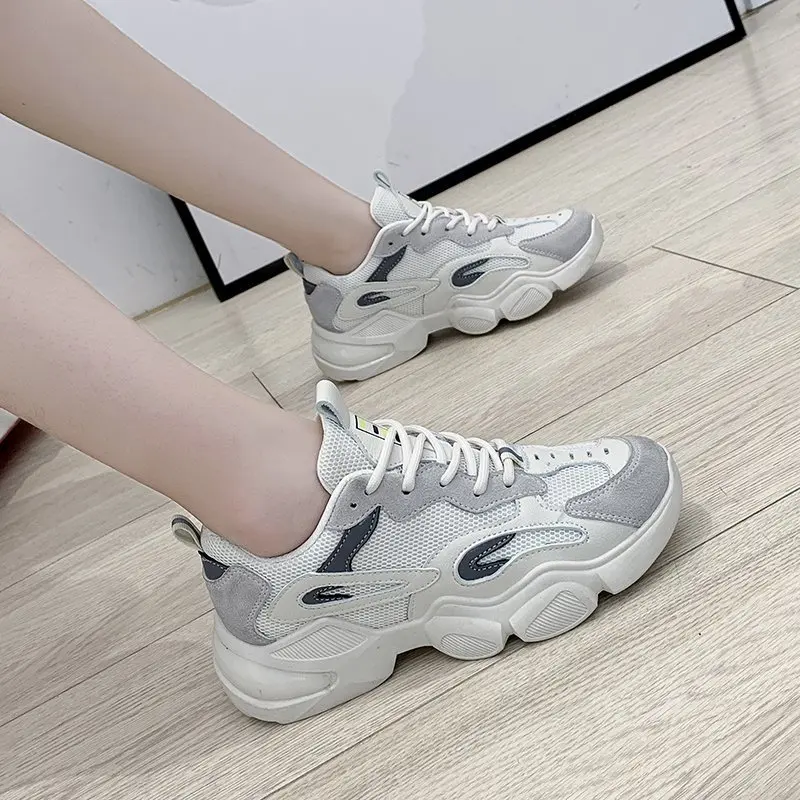 

Spring and Autumn 2020 new Daddy shoes leisure sports shoes ladies fashion breathable light fashion travel running shoes X539